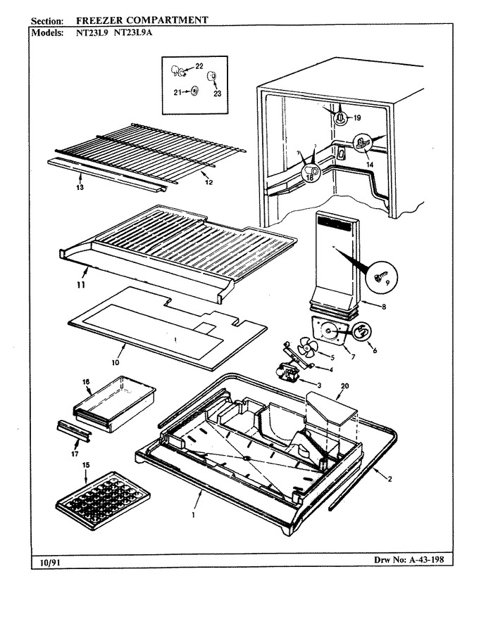 Diagram for NT23L9 (BOM: BA98A)