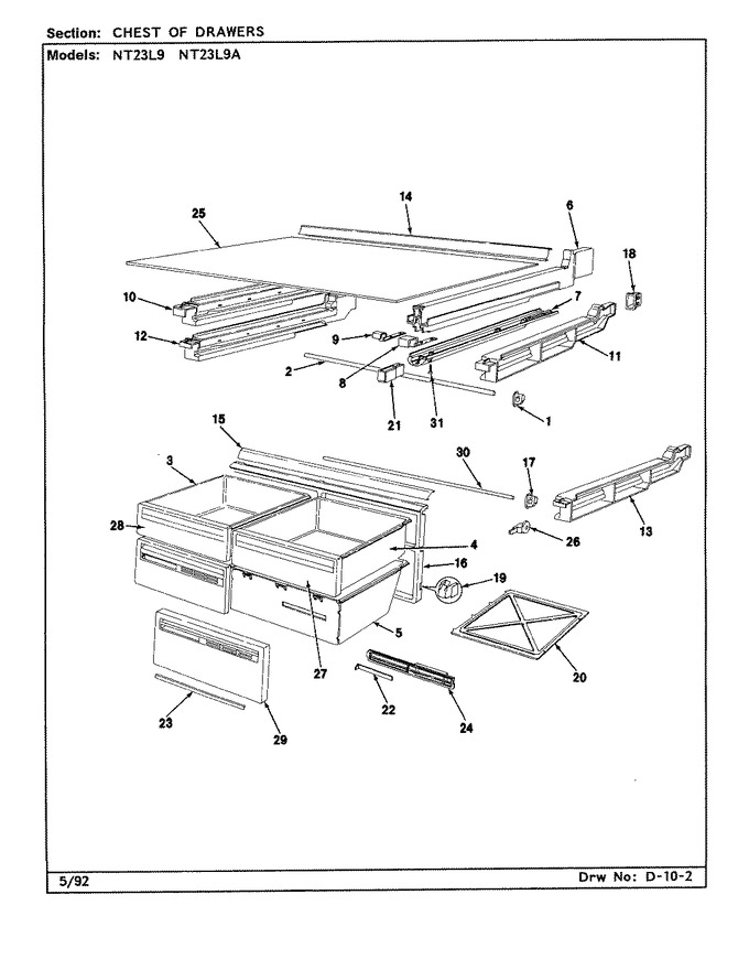 Diagram for NT23L9 (BOM: BA98C)