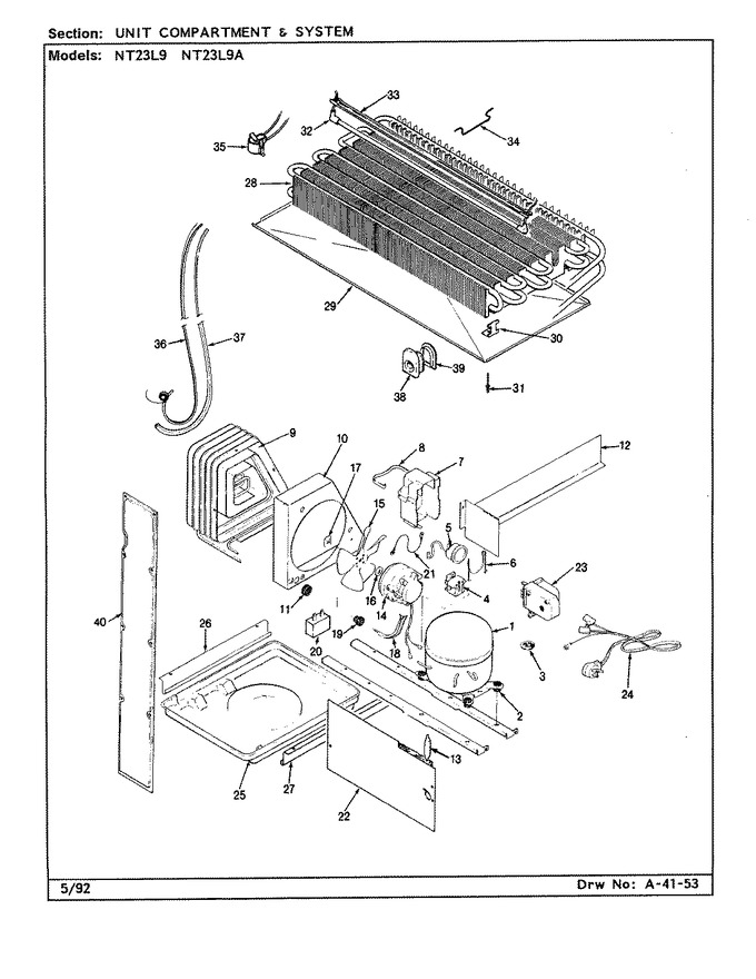 Diagram for NT23L9A (BOM: BA99B)
