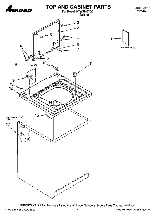 Diagram for NTW5240TQ0