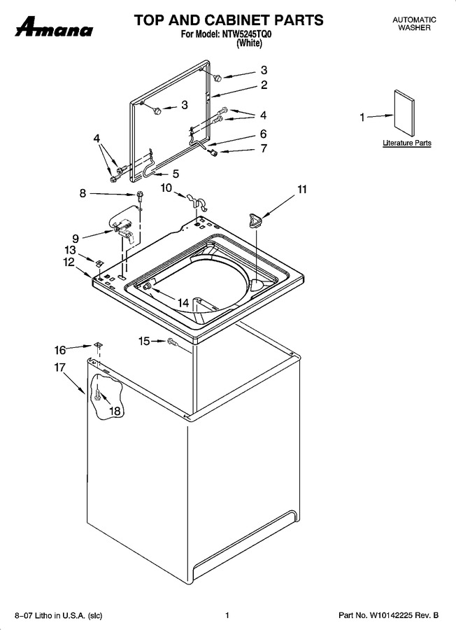 Diagram for NTW5245TQ0
