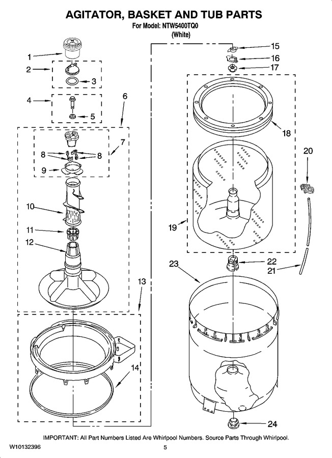Diagram for NTW5400TQ0