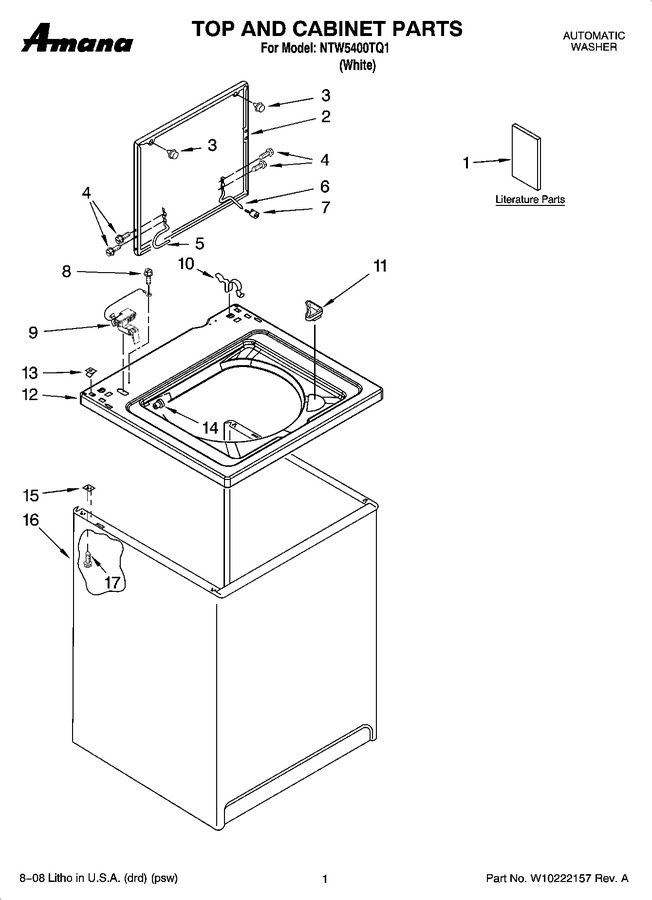 Diagram for NTW5400TQ1