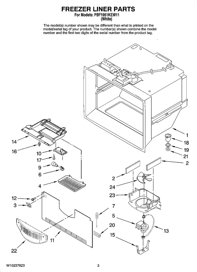 Diagram for PBF1951KEW11