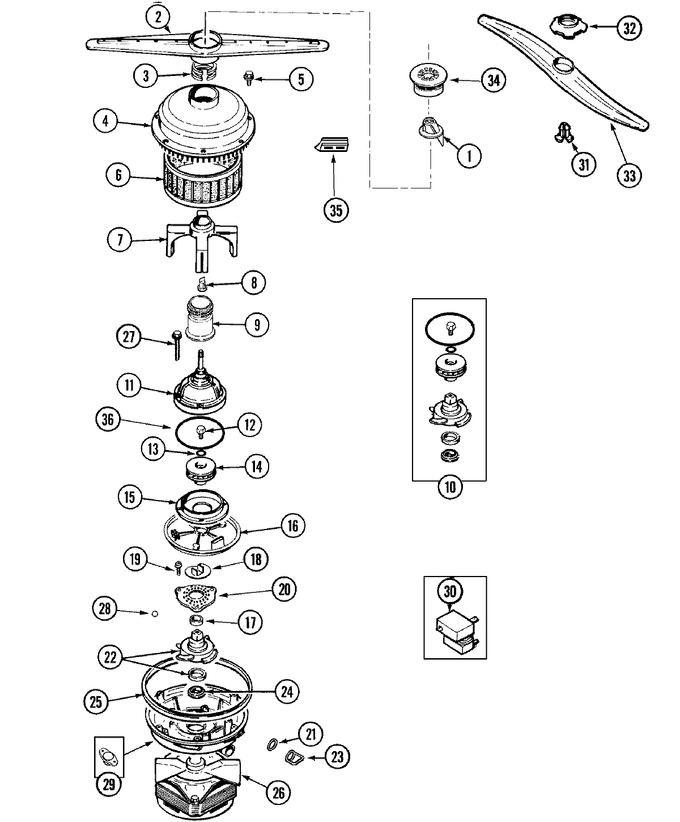 Diagram for PDC3600BWE