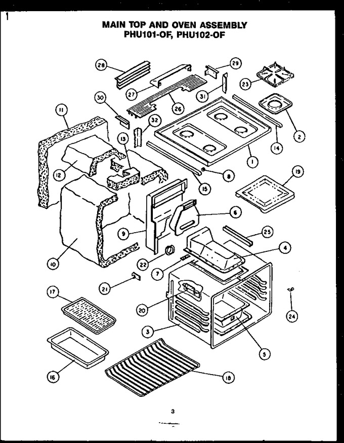 Diagram for PHU101-OF (BOM: PHU1010OF)