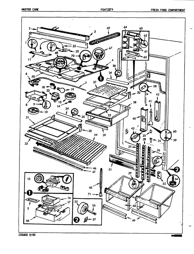 Diagram for PINT22F9LA (BOM: 5B71B)