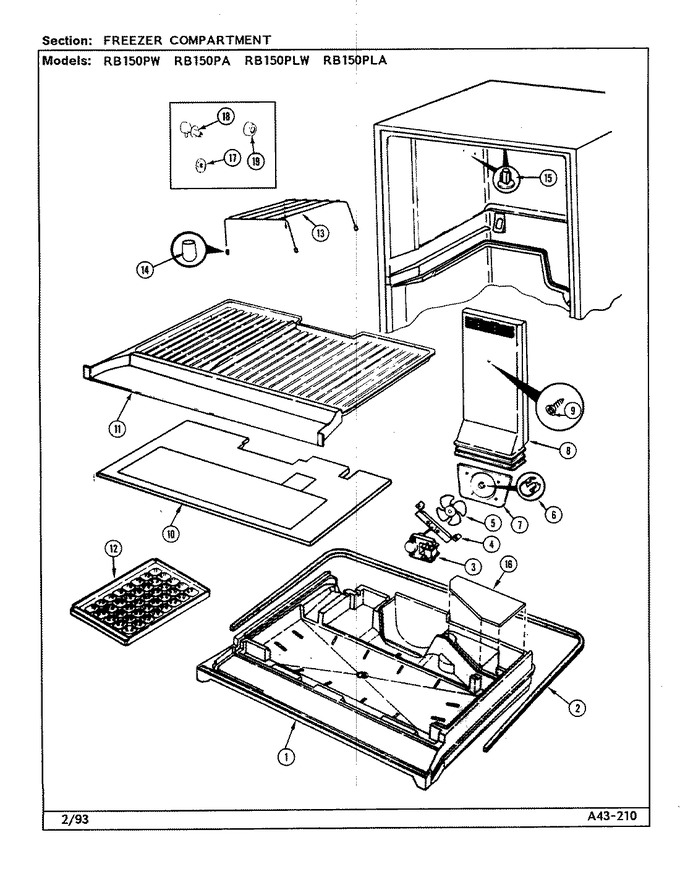 Diagram for RB150PLW (BOM: DG07A)