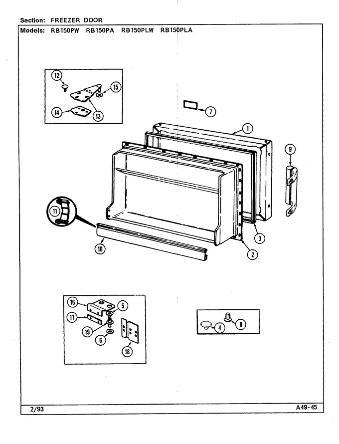 Diagram for RB150PLA (BOM: DG08A)