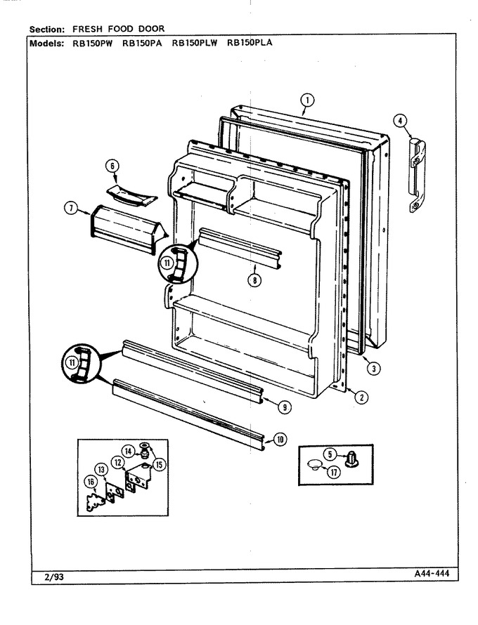 Diagram for RB150PLW (BOM: DG07A)