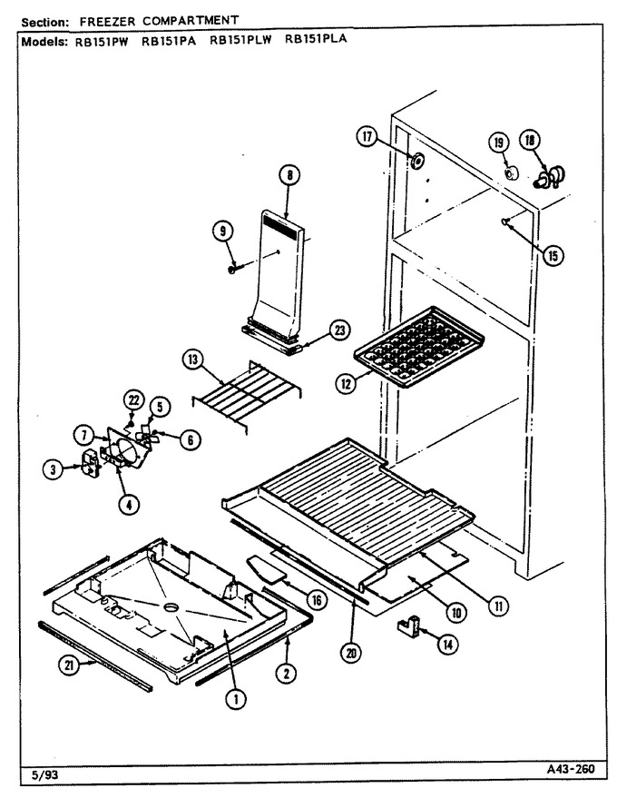 Diagram for RB151PW (BOM: DG01C)