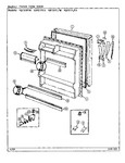 Diagram for 04 - Fresh Food Door