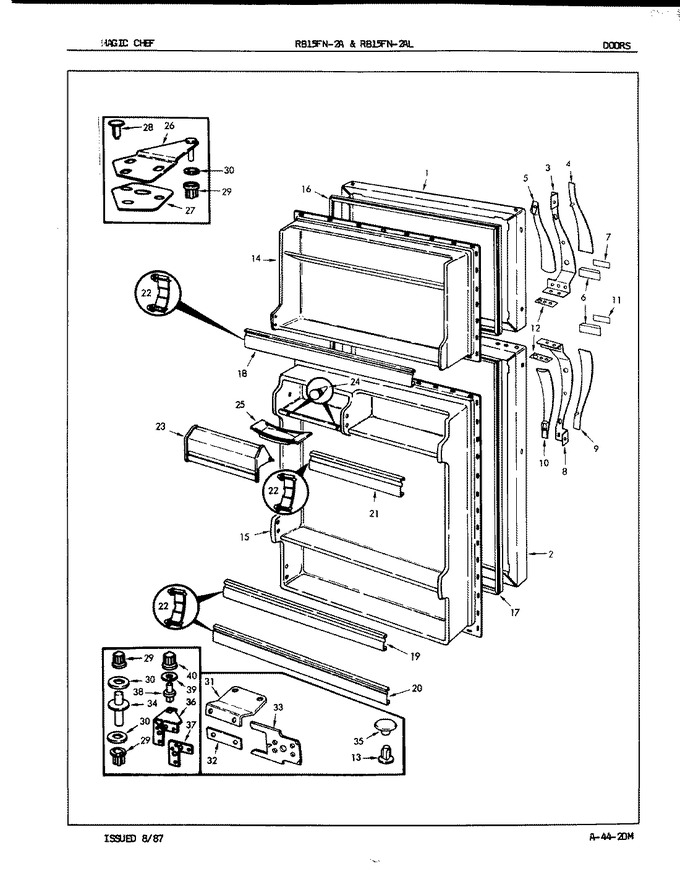 Diagram for RB15FA-2A (BOM: 7C32A)