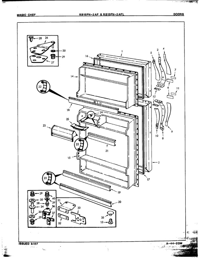 Diagram for RB15FA2AF (BOM: 7C33A)