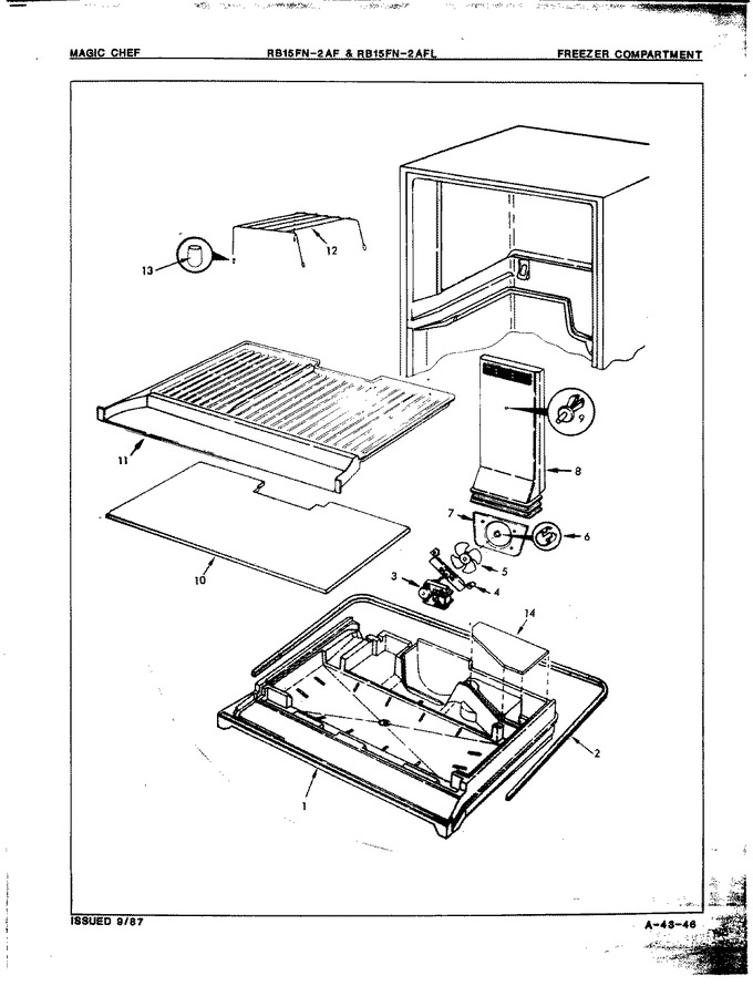 Diagram for RB15FA2AF (BOM: 7C33A)