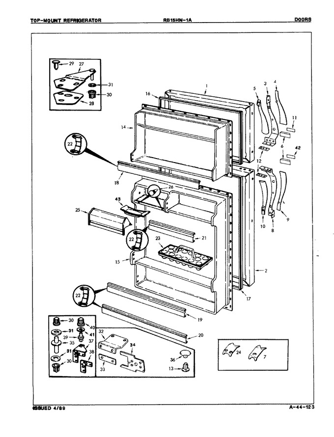 Diagram for RB15HA-1A (BOM: 8C50A)