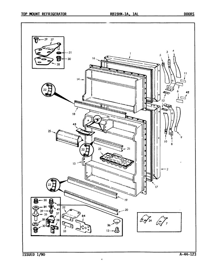 Diagram for RB15HA-1AL (BOM: 9B42A)