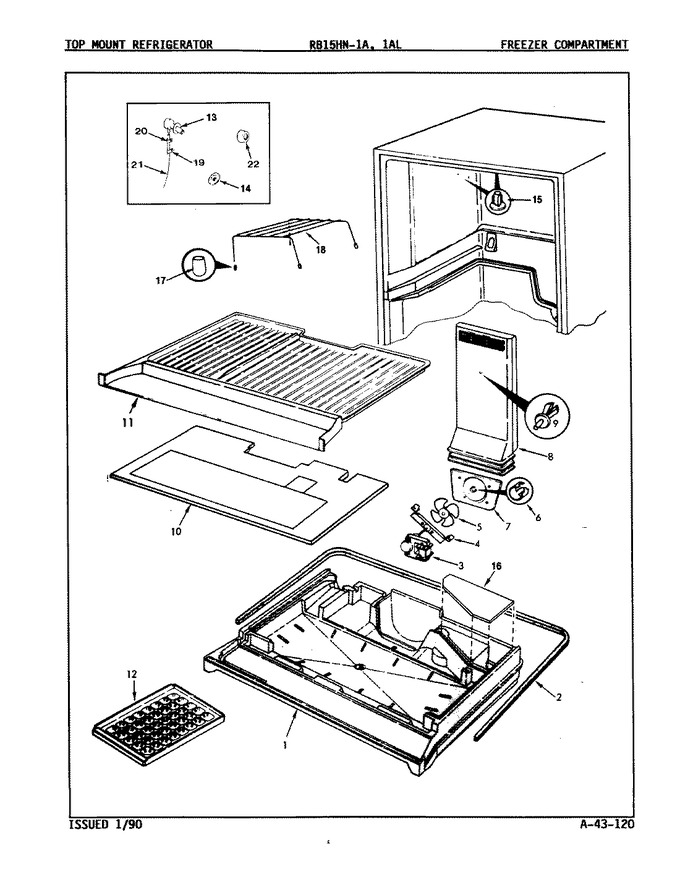Diagram for RB15HA-1A (BOM: 9B41C)