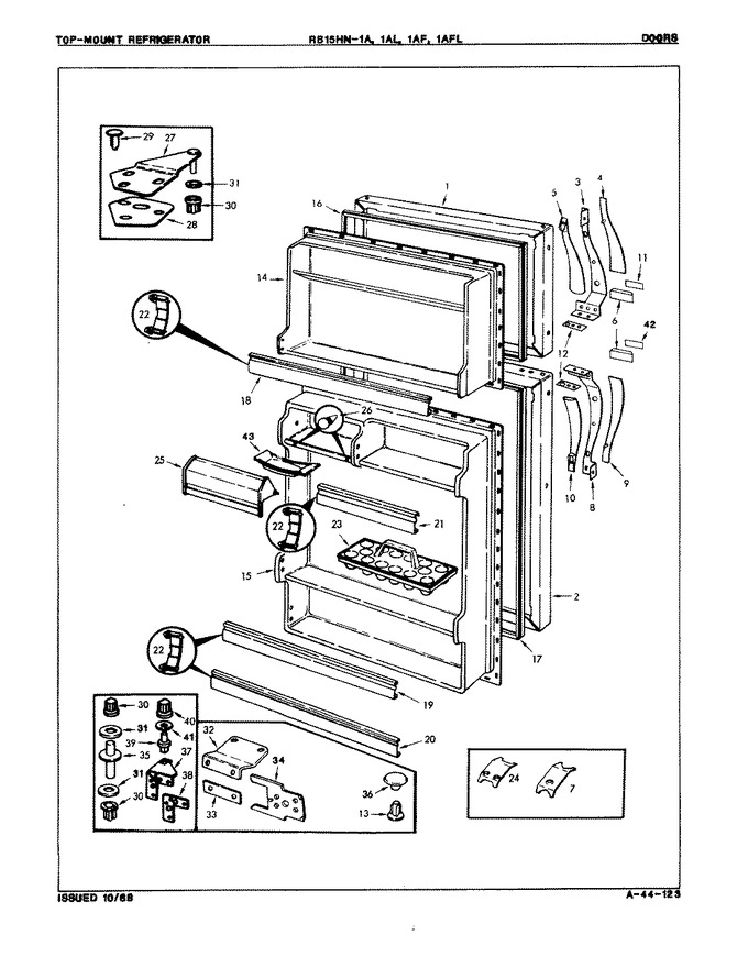 Diagram for RB15HA1AF (BOM: 8C44A)