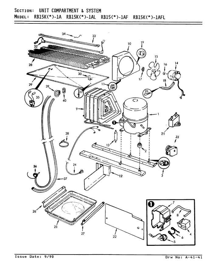 Diagram for RB15KA-1AL (BOM: AG02A)