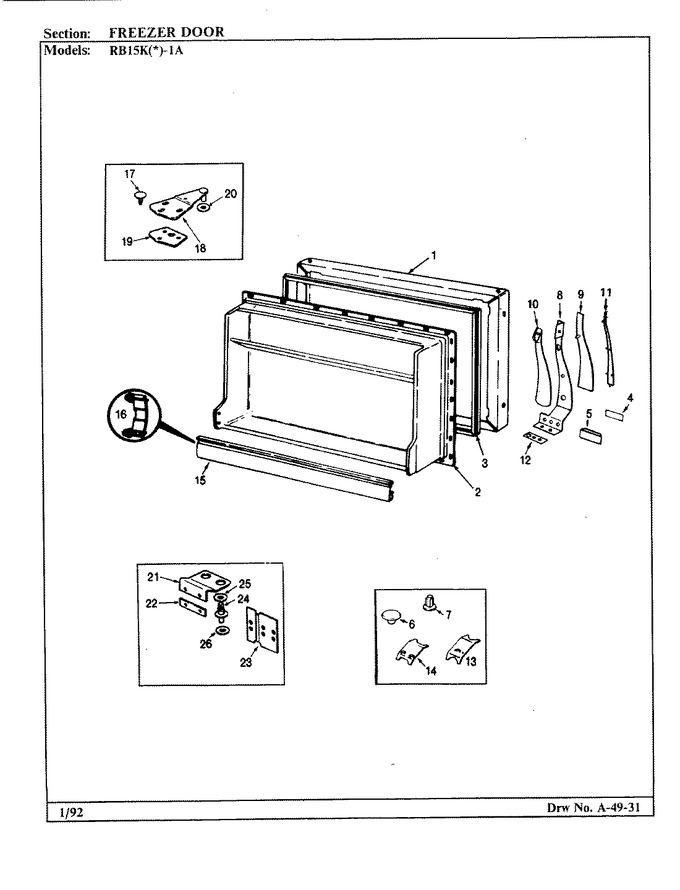 Diagram for RB15KA-1A (BOM: BG01E)