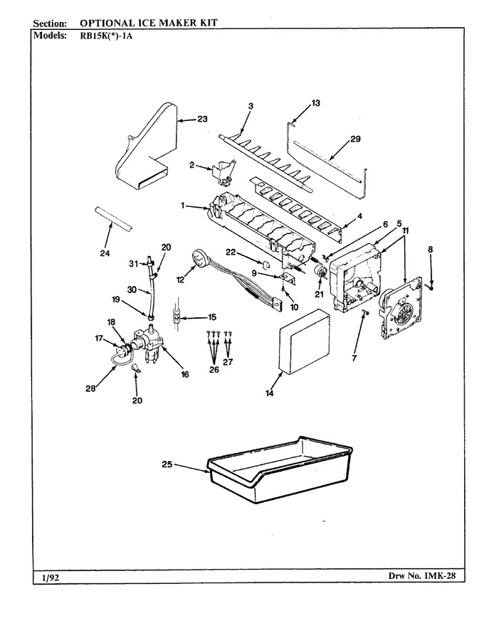 Diagram for RB15KA-1A (BOM: BG01E)