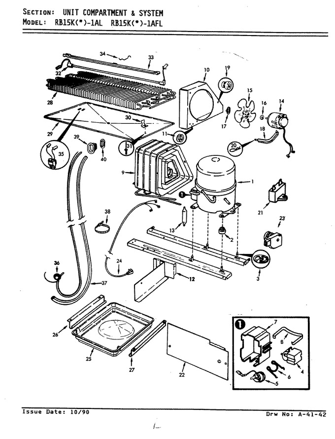 Diagram for RB15KA-1AFL (BOM: BG12A)