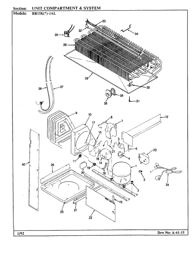 Diagram for RB15KA-1AL (BOM: BG02E)