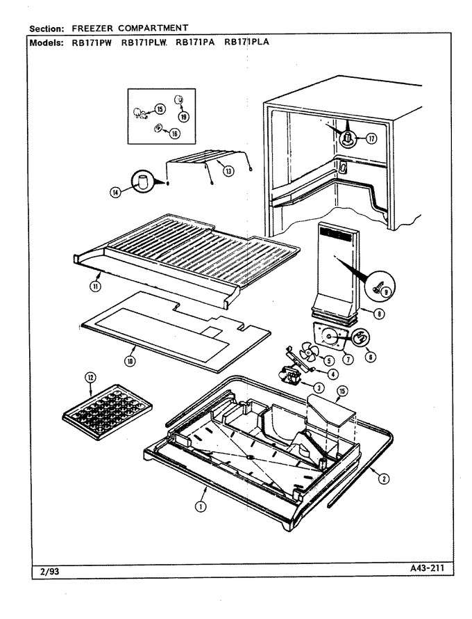 Diagram for RB171PA (BOM: DG23A)