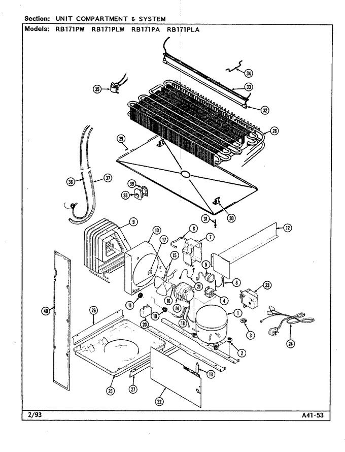 Diagram for RB171PW (BOM: DG21A)