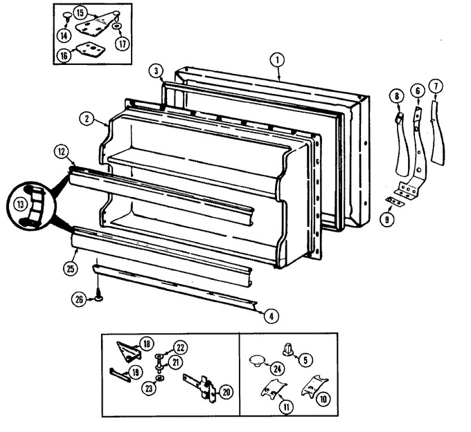 Diagram for RB171PW (BOM: DG21C)