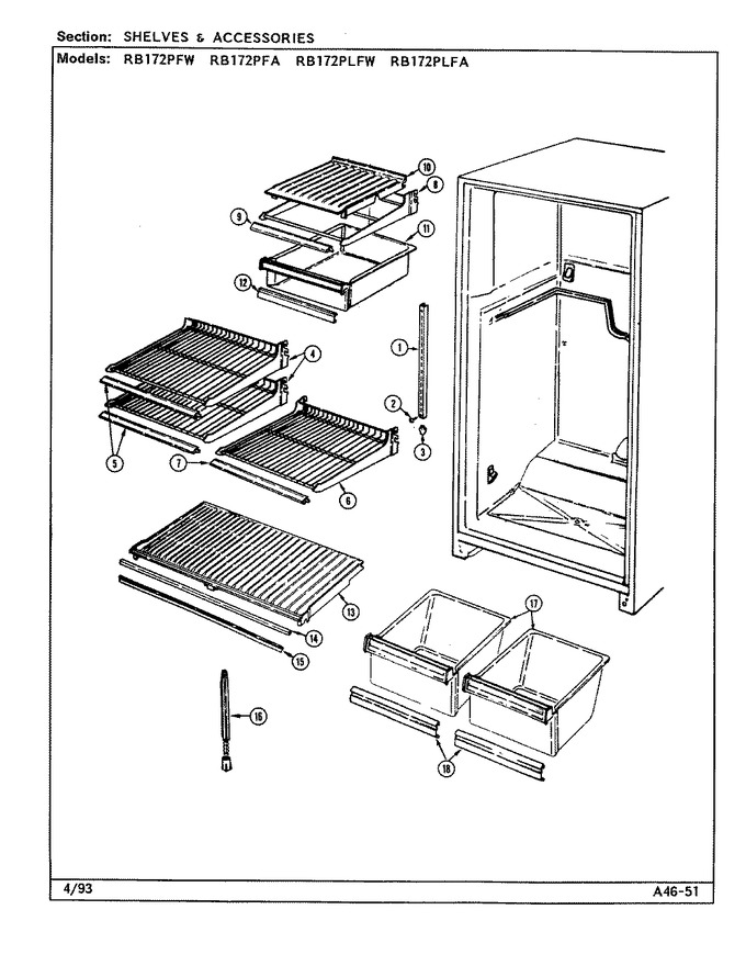 Diagram for RB172PLFW (BOM: DG37A)