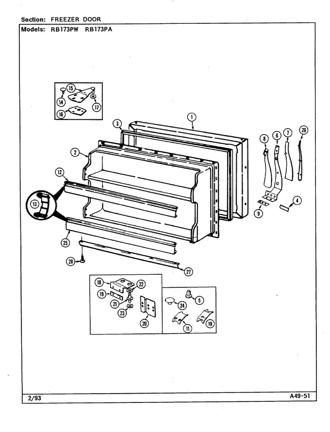 Diagram for RB173PW (BOM: DG40A)