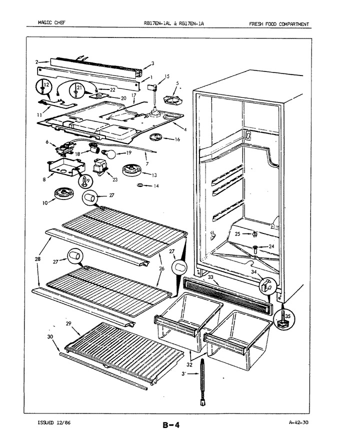 Diagram for RB17EA-1A (BOM: 7C02A)