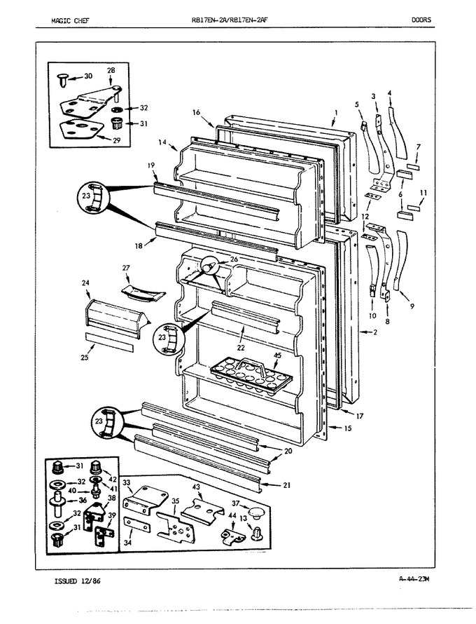 Diagram for RB17EA-2A (BOM: 7C03A)
