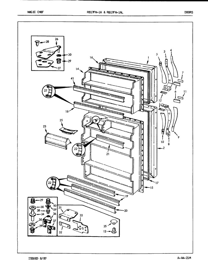 Diagram for RB17FA-1A (BOM: 7C35A)