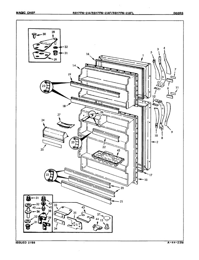 Diagram for RB17FN2AFL (BOM: 7D65B)