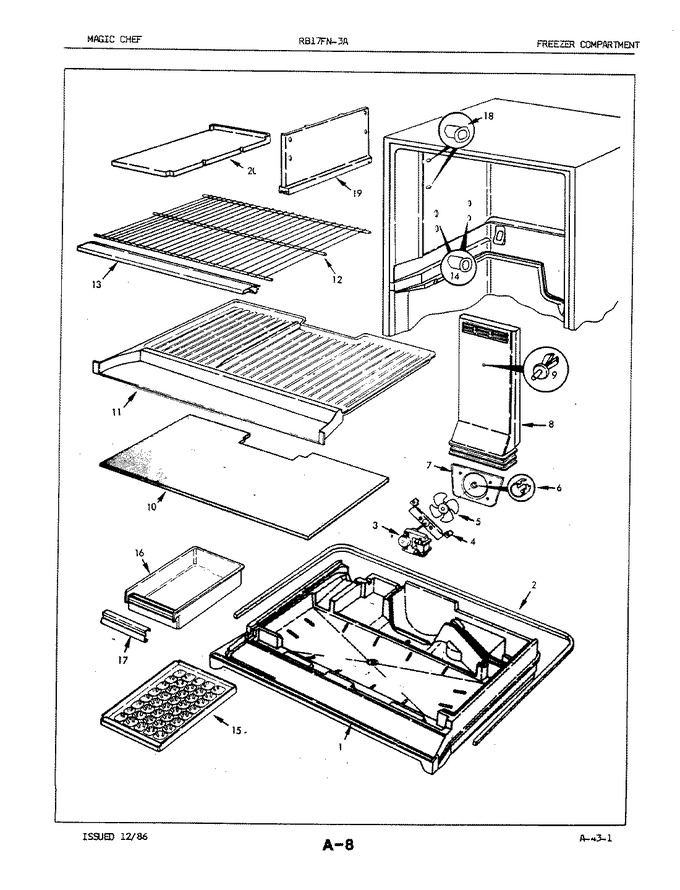 Diagram for RB17FA-3A (BOM: 7C16A)