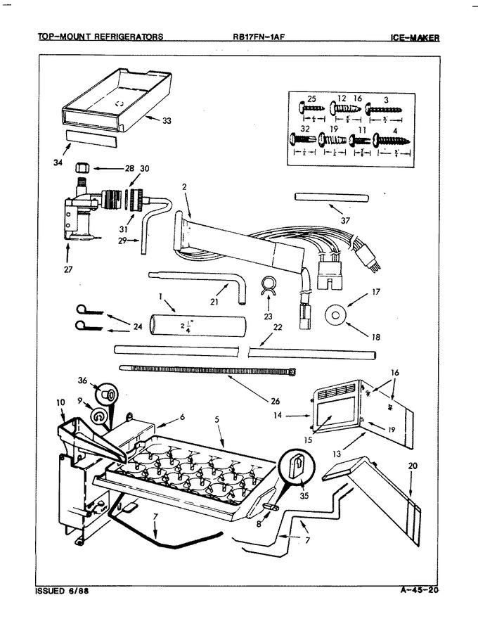 Diagram for RB17FN1AF (BOM: 7D66A)