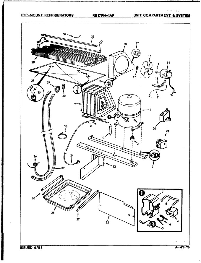 Diagram for RB17FN1AF (BOM: 7D66A)