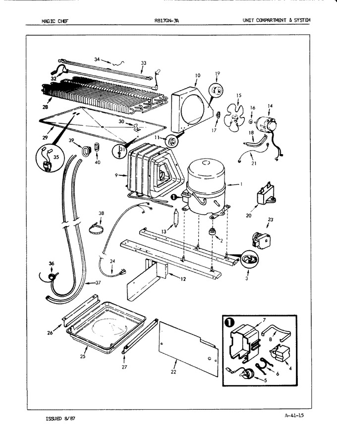 Diagram for RB17GA-3A (BOM: 7C29A)