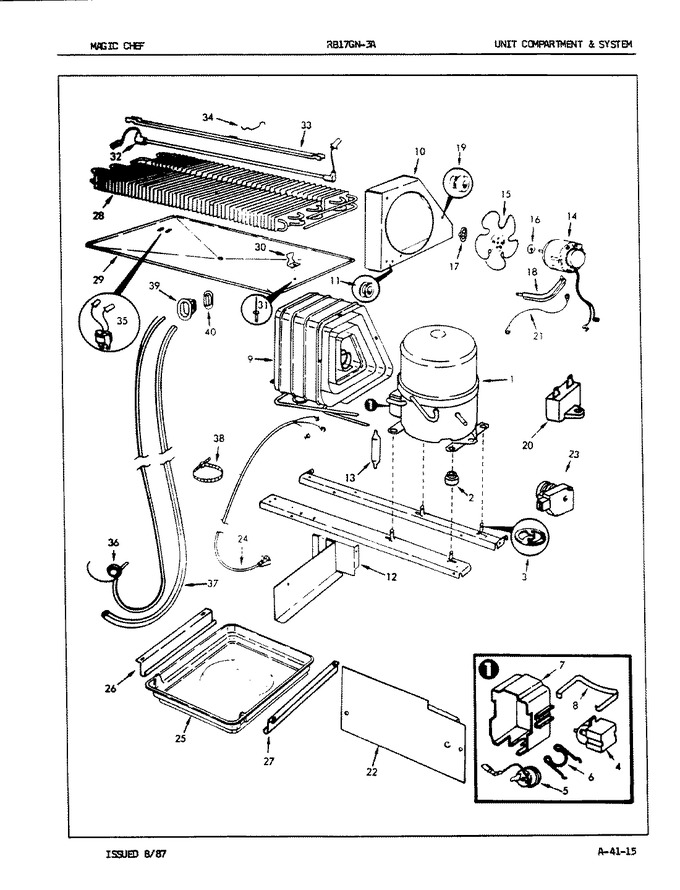 Diagram for RB17GY-3A (BOM: 7C36B)