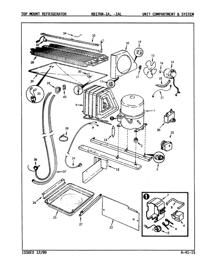 Diagram for RB17HA-1AL (BOM: 8C61B)