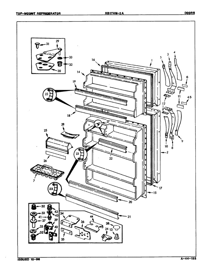 Diagram for RB17HA1AF (BOM: 8C62A)