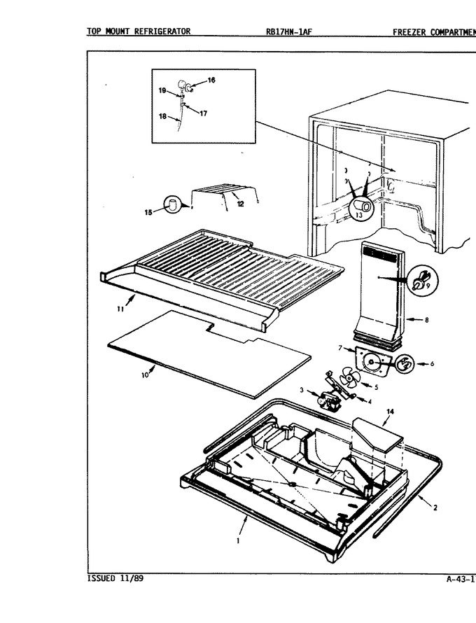 Diagram for RB17HN1AF (BOM: 9B51A)