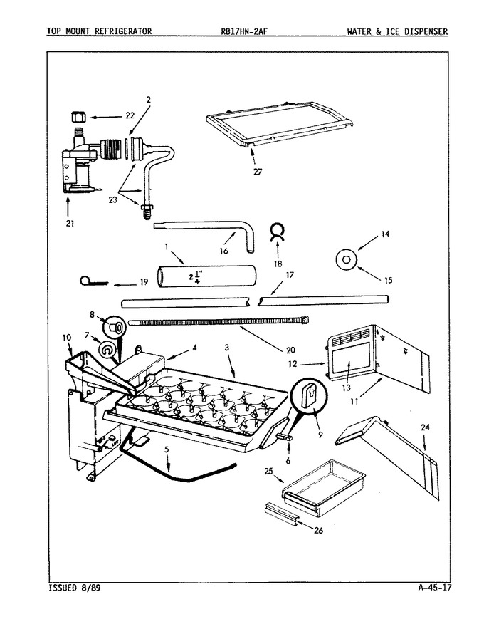 Diagram for RB17HA2AF (BOM: 8C63A)