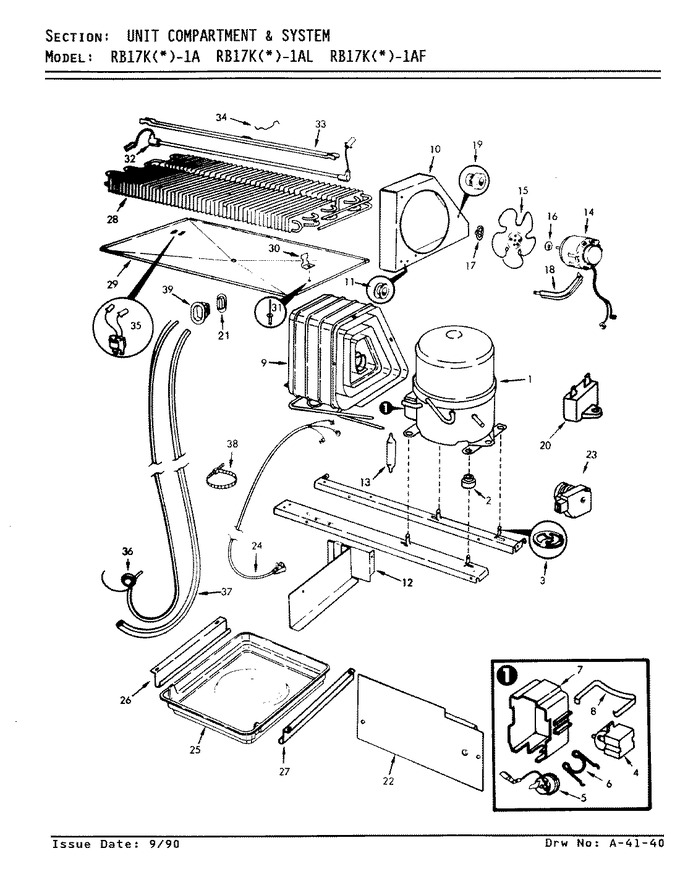 Diagram for RB17KA-1AL (BOM: AG22A)