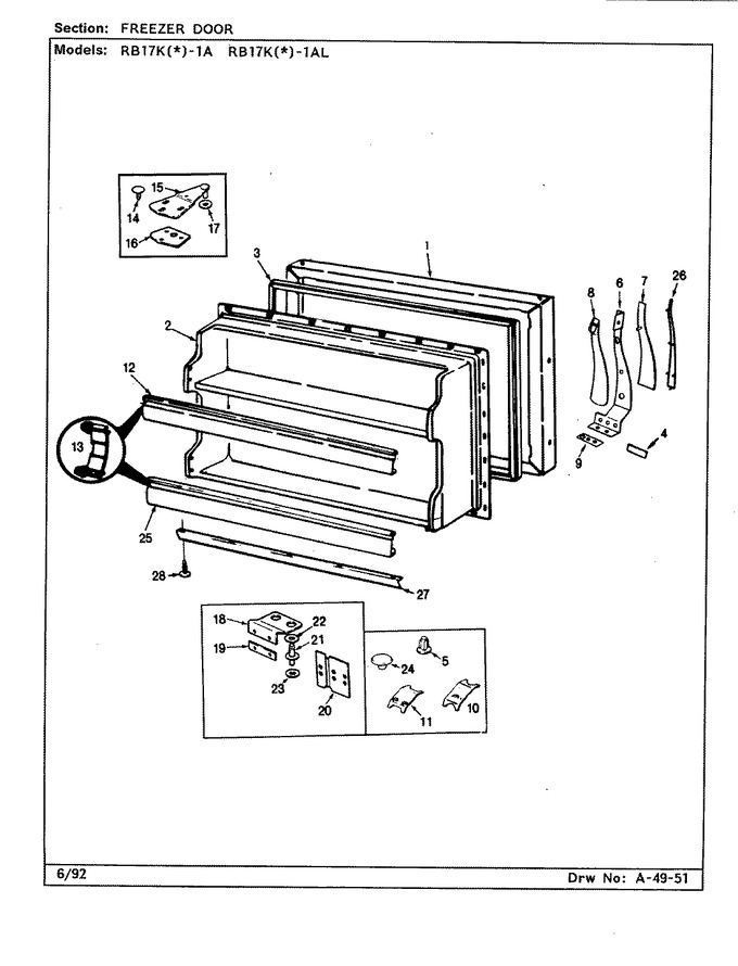 Diagram for RB17KA-1A (BOM: BG21C)