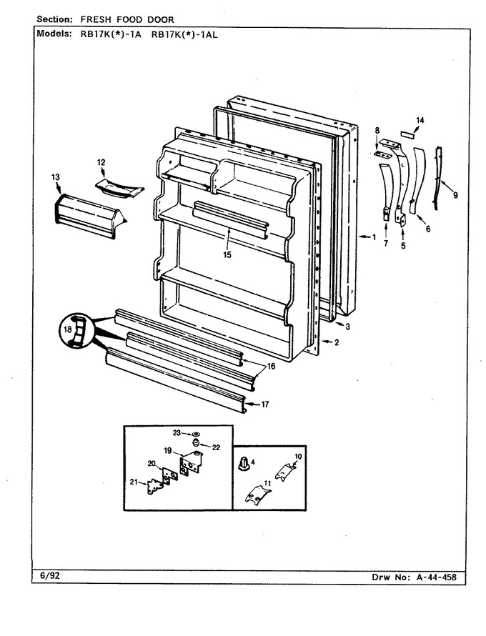 Diagram for RB17KA-1AL (BOM: BG22C)