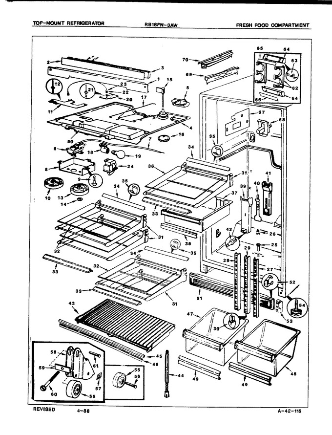 Diagram for RB18FA-3AW (BOM: 7B04A)